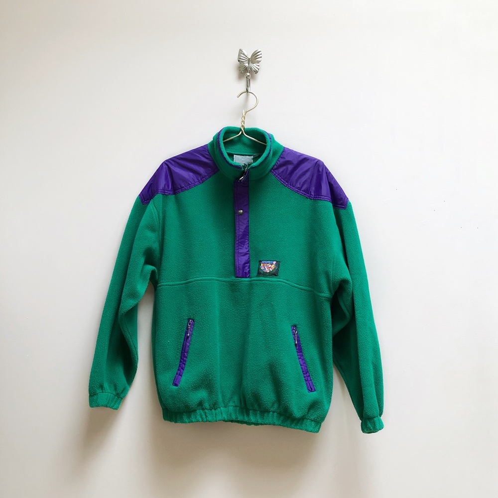 VINTAGE K-WAY POLARTEC FLEECE JACKET